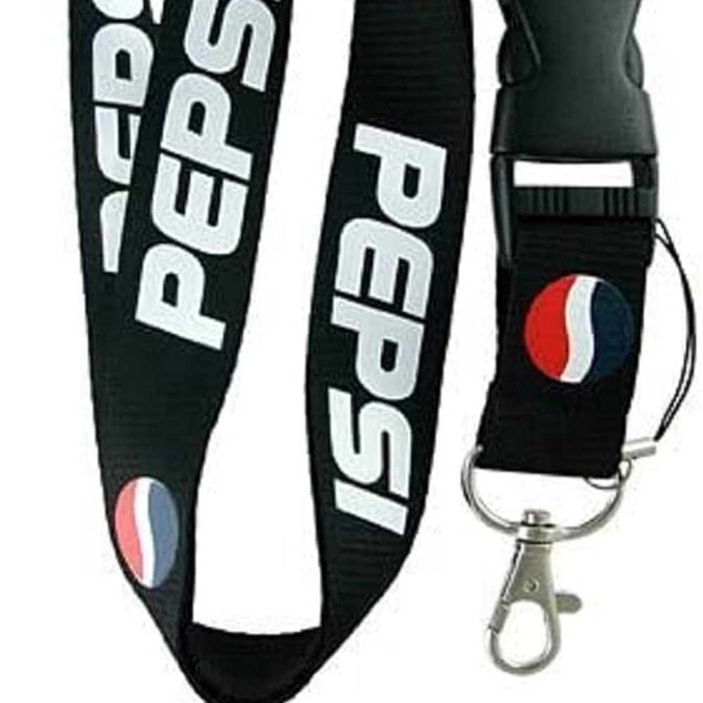 Universal Pepsi Lanyard Keychain ID Badge Holder